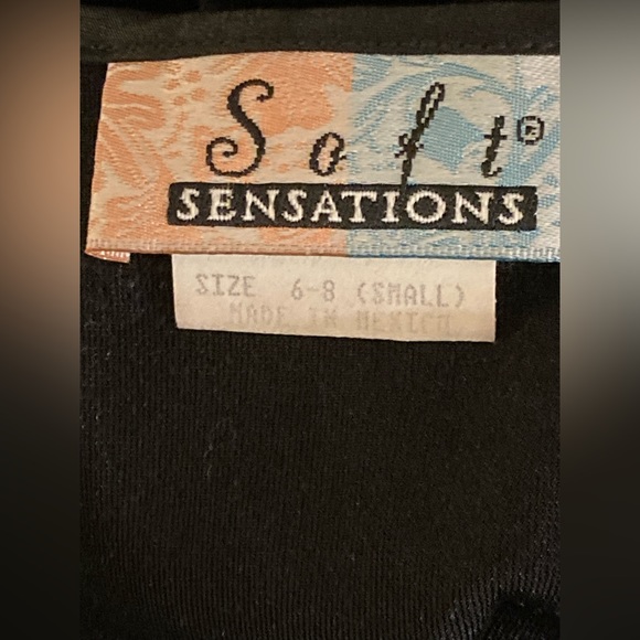 Vintage y2k grunge black velvet witchy mini dress small whimsigoth - Picture 3 of 3